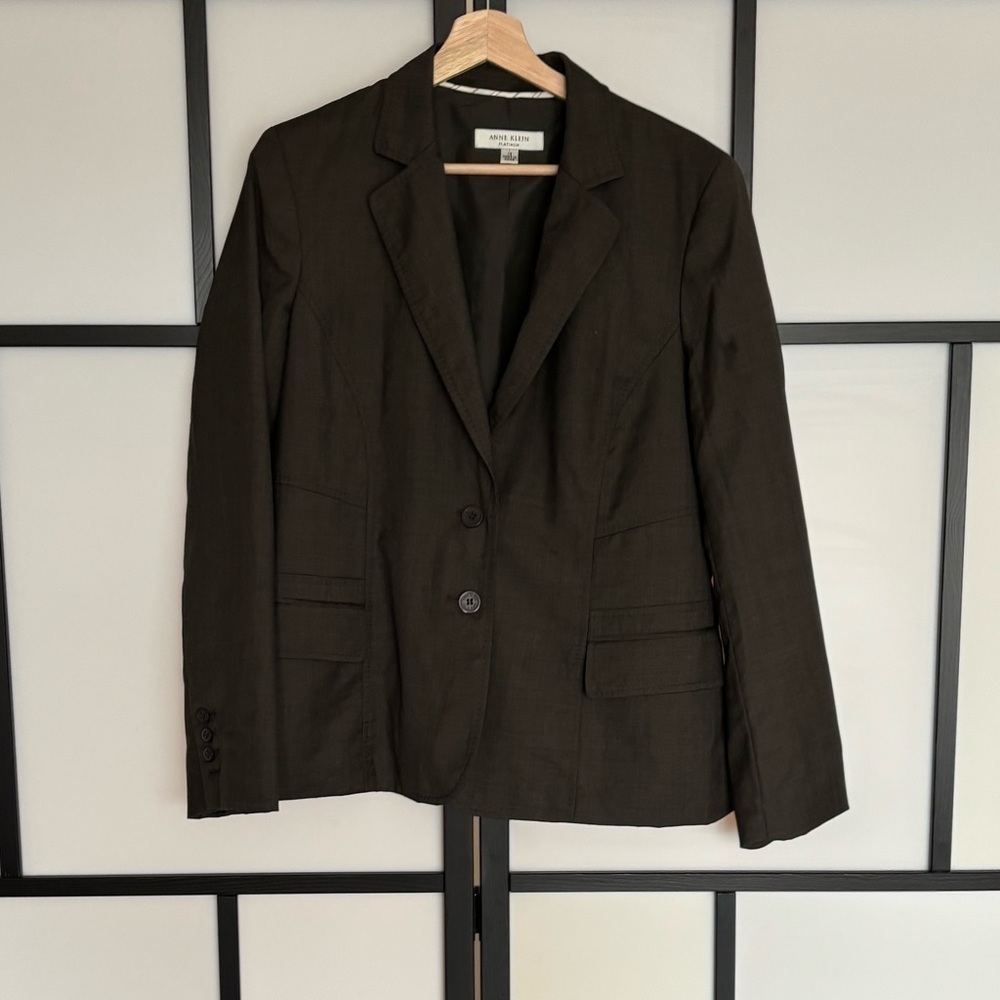 Anne Klein‎ Platinum 70% wool blazer